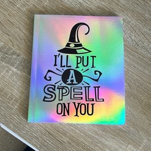 NEW Holographic Hocus Pocus Lined Notebook Journal I’ll Put A Spell On You